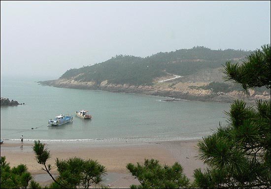 군산시가 방폐장 유지 대상지역으로 내세우고 있는 비응도 전경(군산시 소룡동). 